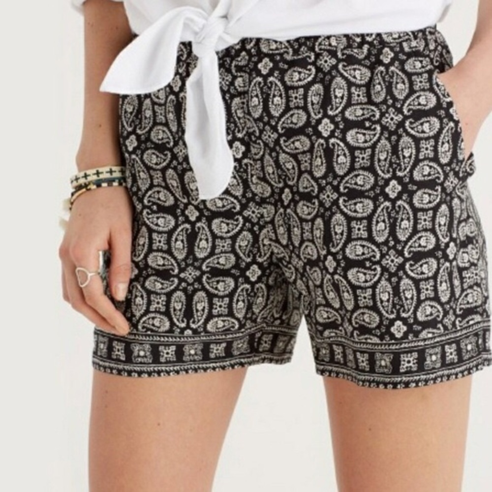 Madewell Bandana Paisley Shorts